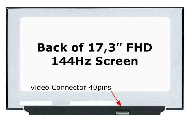 Alt view image 2 of 5 - SCREENARAMA New Screen Replacement for Dell G7 17 7790, 144Hz, FHD 1920x1080, Matte, LCD LED Display with Tools
