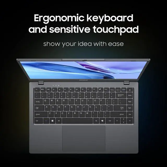 Alt view image 4 of 5 - INHONLAP Laptop for Student, Home and Business, Quad-Core N5095 Processor, 2.9GHz, 8GB RAM, 128GB SSD, 1TB Expandable, 14 Inch Laptop Computer, WiFi 5, BT 5.0, USB 3.0