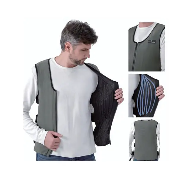 Alt view image 3 of 5 - COMPCOOLER Backpack ICE Water Cooling System includes Mesh Liquid Cooling Vest and Self-Contained Backpack Circulation Unit with 3.0L Detachable Bladder and 7.4V Battery(M/L)