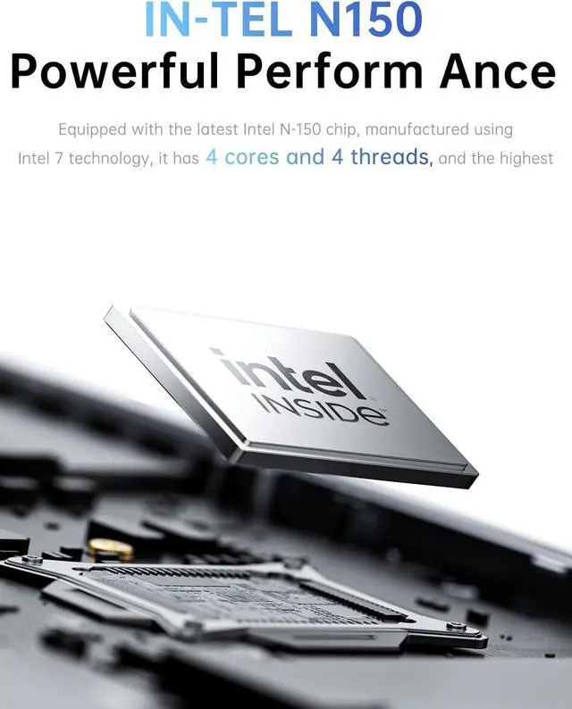 Alt view image 3 of 5 - 2025 Laptop with Windows 11, Intel Quad-Core Processor (up to 3.6GHZ)16GB DDR4 RAM 512GB SSD,15.6 Inch FHD IPS Display, Metal Body,5000mAh Battery,USB3.2,Portable Laptops Computer for Business Office