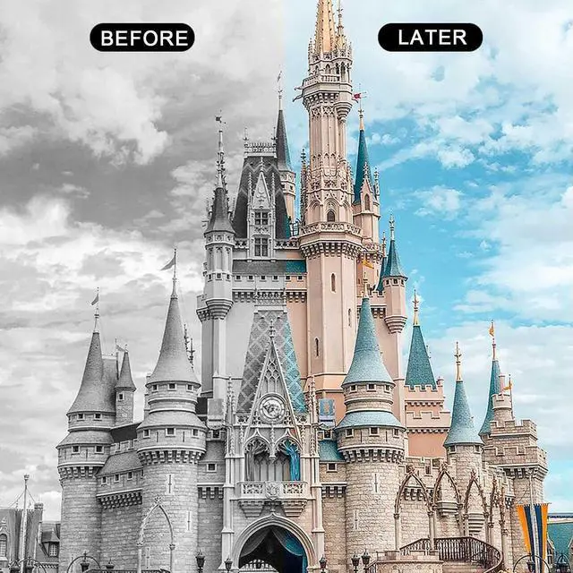 Alt view image 2 of 5 - Spocwd Color Blind Glasses for Men - Red-Green Colorblind Correction Glasses, Color Correcting & Enhancing for Outdoor Use