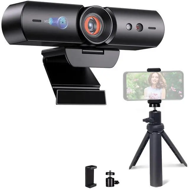 Main image of NexiGo 1080P Webcam Kits, N930w HelloCam with Windows Hello, True Privacy, Automatic Electronic Shutter, Computer Camera, Lightweight Mini Tripod, for Zoom/Skype/Teams