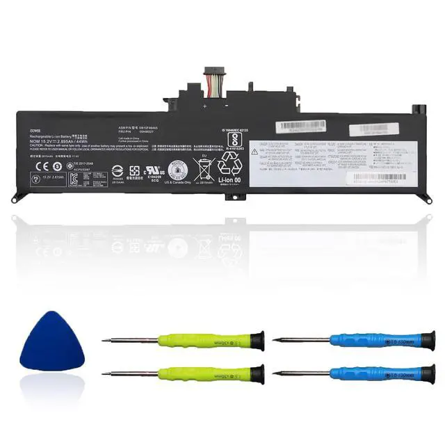 Main image of OUWEE 00HW027 Laptop Battery Compatible with Lenovo ThinkPad Yoga 260 Series Notebook 00HW026 SB10F46464 SB10F46465 15.2V 44Wh 2895mAh