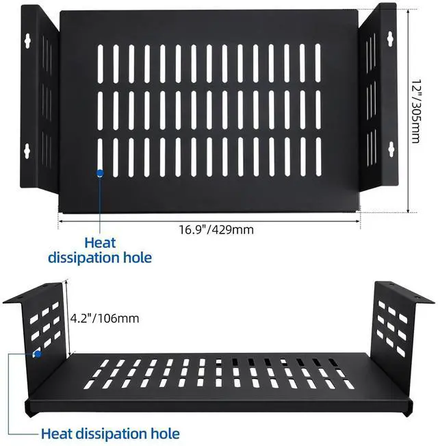 Alt view image 3 of 5 - Patioer Under Desk Computer Mount or Small Form Factor Computers SFF and PCs, Fit for PlayStation 4 PS4 Slim PS4 Pro Gaming Under Desk (16.9" W x 4.2" H x 12" D)