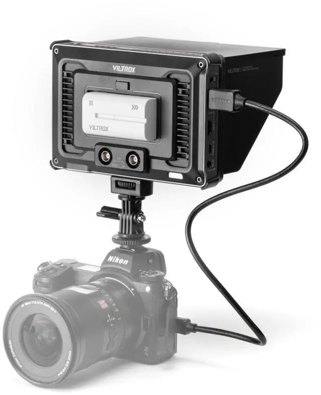 Main image of VILTROX DC-L2 7" 4K SDI Camera Field Monitor, 600nit Touch Screen, 4K 30Hz HDMI Loop in/Out DSLR Video External Monitor for Sony Canon Nikon with Sunshade Hood, Battery, Storage Bag