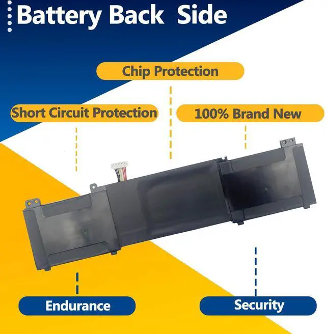 Alt view image 4 of 5 - TAVZENL B31N1822 42Wh Battery Replacement for ASUS VivoBook 15 F513 M513 Series,ZenBook Flip 14 Q406DA Q406DA-BR5T6 UM462DA UX462 UX462D UX462DA Series 11.52V 4250