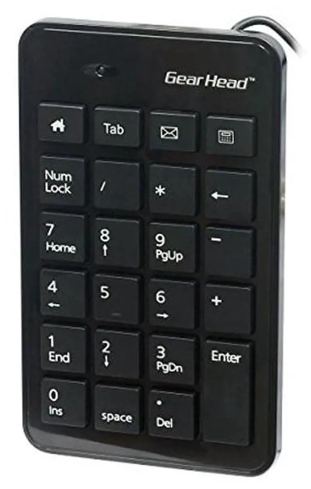 Alt view image 2 of 5 - Gear Head KP2300U 23-Key Numeric Keypad