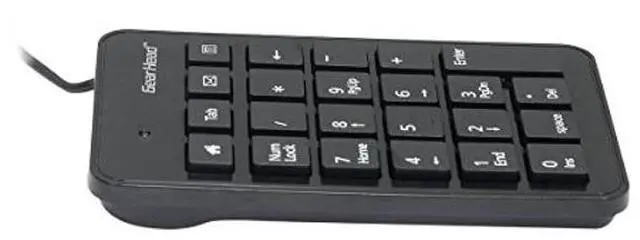 Alt view image 3 of 5 - Gear Head KP2300U 23-Key Numeric Keypad