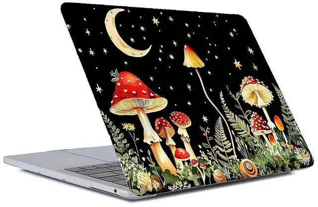 Main image of Compatible With MacBook Air 13.3 Inch Case 2018 2019 2020 Release A1932 A2179 A2337,Mushroom Funny Colorful Hard Plastic Shell Shell Case