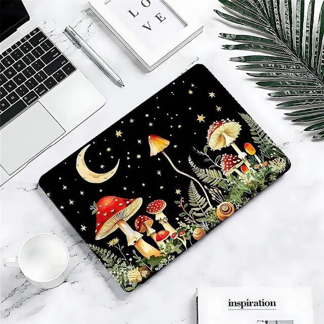 Alt view image 2 of 5 - Compatible With MacBook Air 13.3 Inch Case 2018 2019 2020 Release A1932 A2179 A2337,Mushroom Funny Colorful Hard Plastic Shell Shell Case