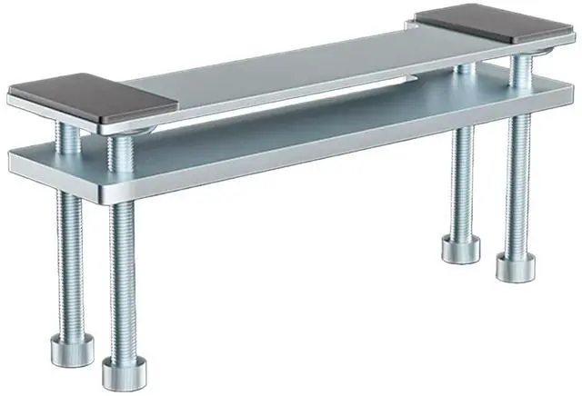 Alt view image 5 of 5 - Pugala Computer Under Desk Clamp Mount, Under Table Metal Desk Accessories, Suitable for Different Tables, Adjustable