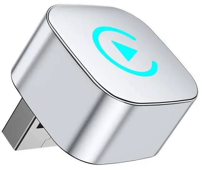 Main image of Wireless CarPlay Adapter for iPhone/Android - 2025 Convert Wired to Wireless CarPlay Adapter & Android Auto, No Delay, Plug & Play Dongle, Mini Size,Compatible with iOS 10+ & iPhone 6+ (Silvery)