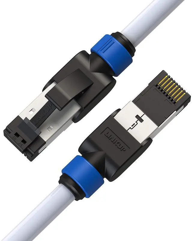 Main image of LINKUP - [Tested with Versiv CableAnalyzer Cat7 Ethernet Cable -10 FT (3 Pack) 10G Double Shielded RJ45 S/FTP | Network Internet LAN Switch Router Game | High-Speed | 26AWG White