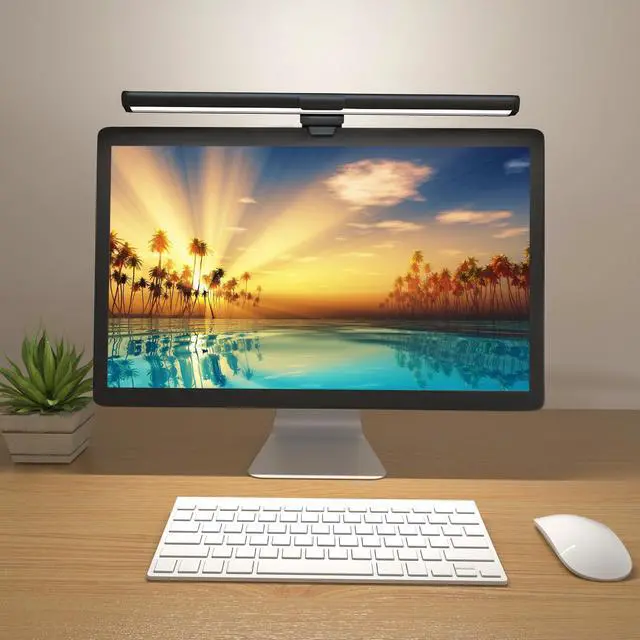 Main image of OOWOLF Monitor Light Bar Pack of 2 Screen Lights Bar, High CRI Desk Lamp for Eye-Caring, No Glare,Dual Lights,Filter Blue-Light,3-Color Mode, Memory Dimming,e-Reading Task Lamps,Computer Lanp for Desk