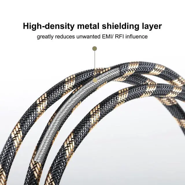 Alt view image 5 of 5 - SKW Audiophiles USB Printer Cable Type C/USB C to USB B High Speed DAC Decoder Cable 9.8ft / 3M