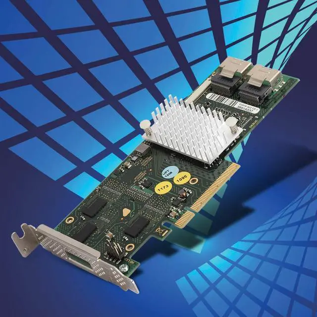 Alt view image 5 of 5 - ASHATA 8-Port SATA+SAS Controller SAS2108 6Gbs 512M Cache Low Baffle, Supports 32 SAS/SATA Devices, Windows/macOS/Linux Compatible