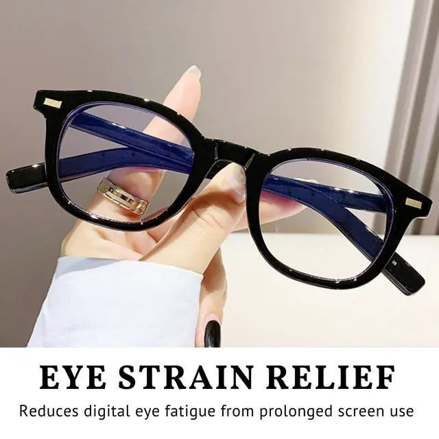 Alt view image 2 of 5 - Blue Light Blocking Reading Glasses for Women Men Stylish Retro Square Premium Readers Reduce Eye Strain Comfortable (Black, 2.25, x)