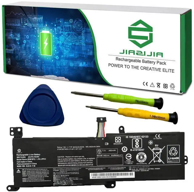 Main image of JIAZIJIA L16L2PB3 Laptop Battery Replacement for Lenovo IdeaPad 320-15ABR/AST/IAP/IKB/ISK Series L16L2PB1 L16C2PB2 L16C2PB1 L16L2PB2 L16S2PB1 L16M2PB1 L16M2PB2 L16M2PB3 L17L2PF1 L17M2PB7 7.6V 35Wh