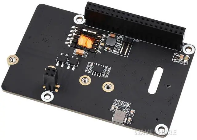 Alt view image 3 of 5 - PCIe to M.2 Adapter with PoE Function HAT+ (B) for Raspberry Pi 5  Supports NVMe Drives (2230/2242/2260/2280) | IEEE 802.3af/at Power Over Ethernet | Gen2/Gen3 Mode | Bootable SSD Support