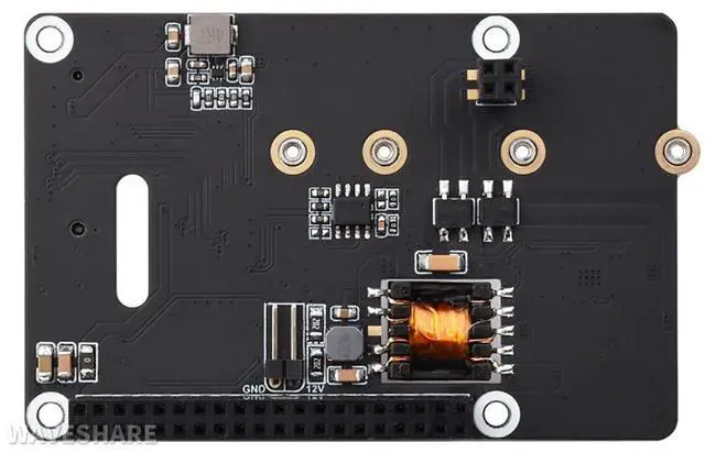 Alt view image 5 of 5 - PCIe to M.2 Adapter with PoE Function HAT+ (B) for Raspberry Pi 5  Supports NVMe Drives (2230/2242/2260/2280) | IEEE 802.3af/at Power Over Ethernet | Gen2/Gen3 Mode | Bootable SSD Support