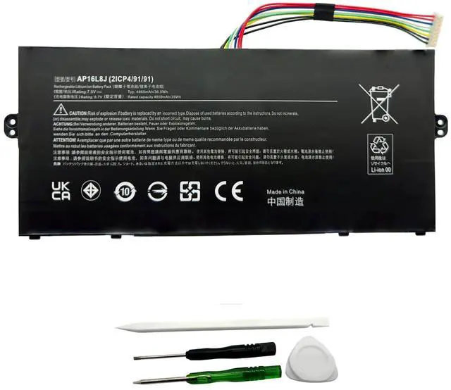 Main image of Yafda AP16L8J Laptop Battery Compatible with Acer Chromebook Spin 311 CP311-3H-K2RJ CP311-3H-K3Wl CP311-3H-A14P Spin 513 R841T-S98A CP513-2H-K62Y CP513-1HL CP513-1H CP513-1HL-S17E