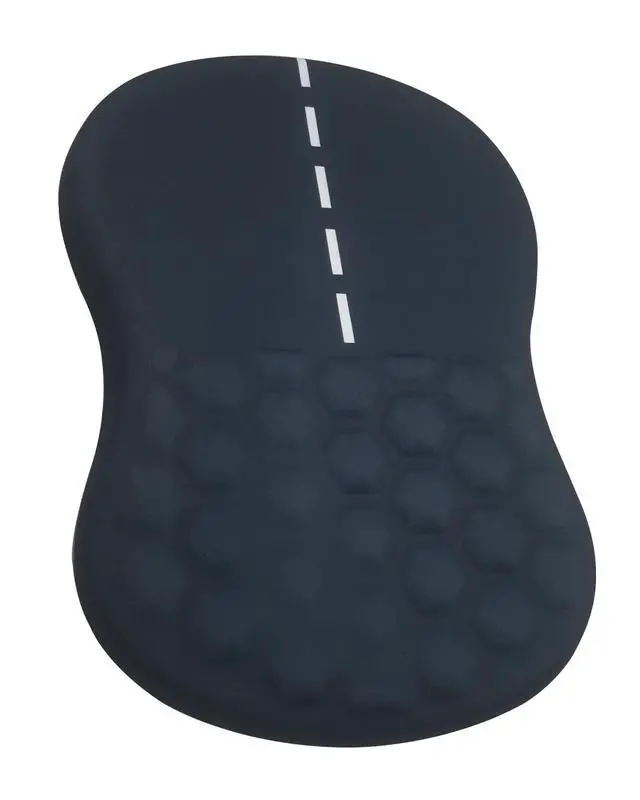 Alt view image 2 of 5 - Ergonomic Mouse Pad with Wrist Support and Memory Foam Massage Bulge,Slope Mousepad with Wrist Rest to Relieve Wrist Pain, Large 12x8 inch, Lane