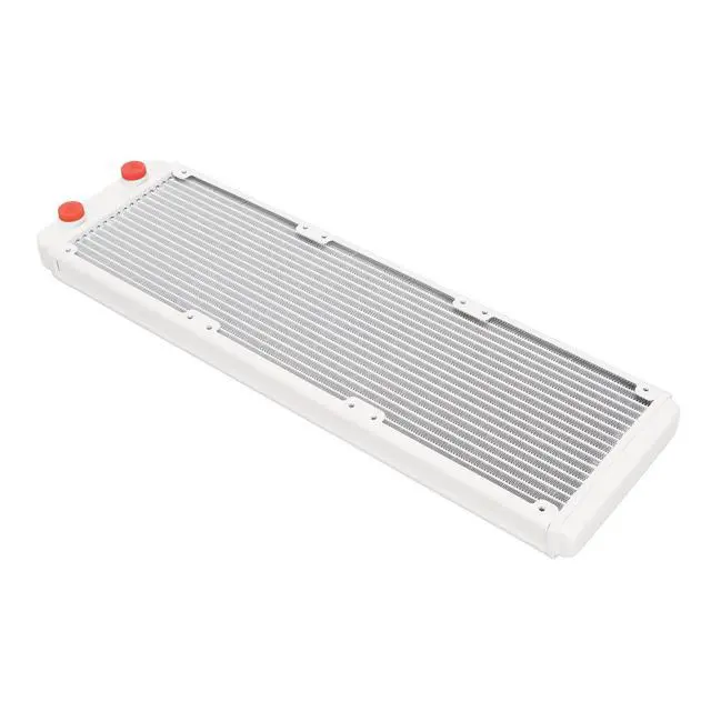 Alt view image 5 of 5 - Water Cooling Radiator G1/4 Thread, 360mm Aluminium Alloy Computer 18 Pipes Water Cooling Cooler for Computer CPU Heat Sink
