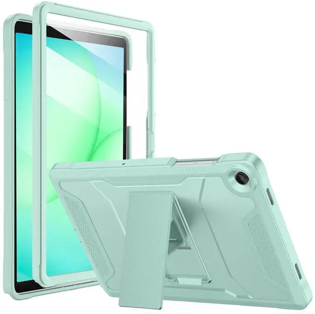Main image of Soke Case for Samsung Galaxy Tab A11/A9 Plus, with Built-in Screen Protector and Kickstand, Rugged Full Body Protective Cover for Galaxy Tab A11+/A9+ 11 Inch Tablet [SM-X210/X216/X218],Mint Green