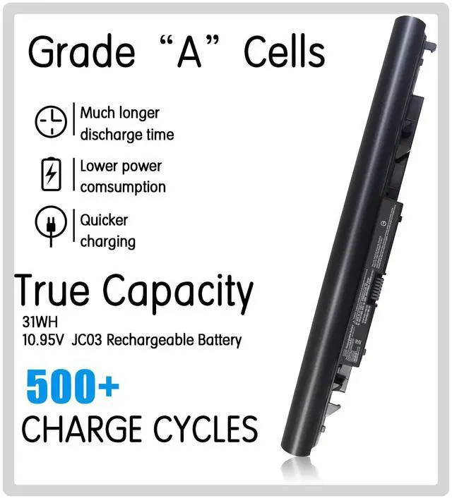 Alt view image 2 of 5 - 919700-850 JC03 Laptop Battery for HP 15-bs 15-bw 17-bs 17z 15-bs0xx 15-bs1xx 15-bs015dx 15-bs013dx 15-bw033wm 15-bw053od 919701-850 919681-421 HSTNN-LB7V 3inr19/66 Spare TPN-W129 TPN-C129 Bateria