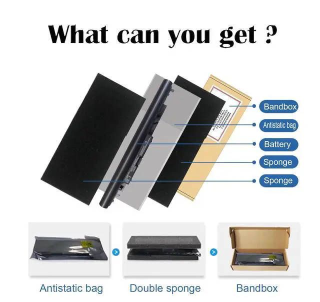 Alt view image 5 of 5 - 919700-850 JC03 Laptop Battery for HP 15-bs 15-bw 17-bs 17z 15-bs0xx 15-bs1xx 15-bs015dx 15-bs013dx 15-bw033wm 15-bw053od 919701-850 919681-421 HSTNN-LB7V 3inr19/66 Spare TPN-W129 TPN-C129 Bateria