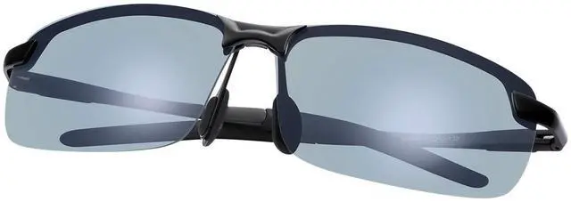 Main image of Photochromic Polarized Sunglasses Blue Light Blocking Spring Hinge Glasses UV400 Protection Safety Eyeglasses for Men Women Day and Night Sport Driving Golf Fishing Anti Glare Photosensitive Eyewear