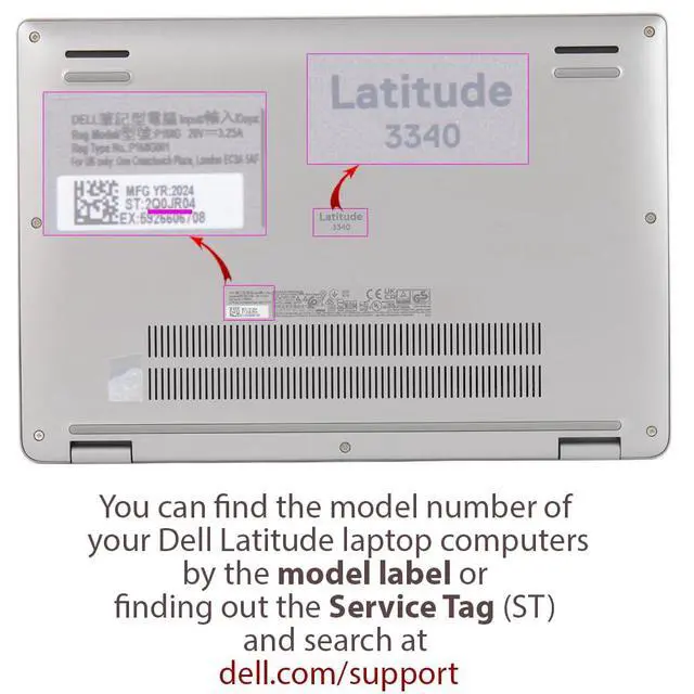 Alt view image 3 of 5 - mCover Case ONLY Compatible with 2023-2024 13.3" Dell Latitude 3340 Series Laptop or 2-in-1 Windows Notebook Computer (NOT Fitting Any Other Dell Models) - Orange