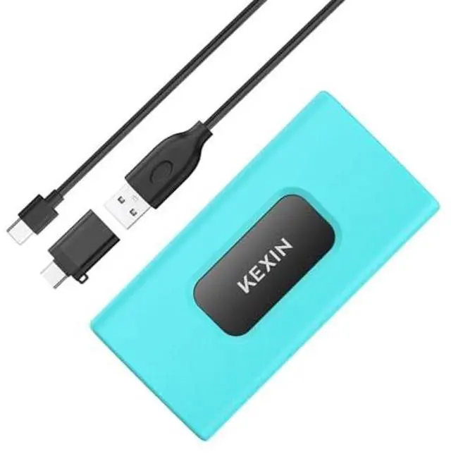 Main image of KEXIN External SSD 1TB External Hard Drive USB C Portable SSD, Up to 500MB/s, USB 3.1 External Solid State Drive 1T for PC Mac Android Game Console, Laptop, Xbox, PS4 and More