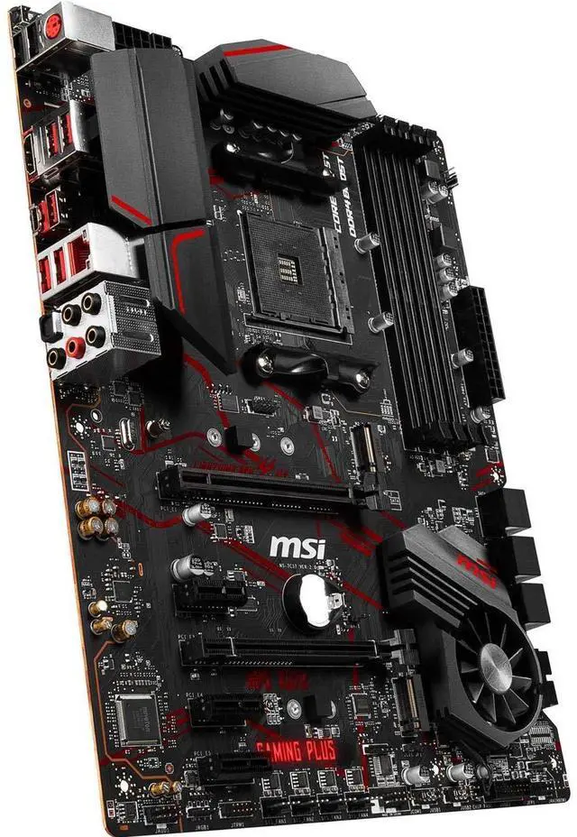 Alt view image 2 of 5 - MSI MPG X570 GAMING PLUS Motherboard (AMD AM4, PCIe 4.0, DDR4, SATA 6Gb/s, M.2, USB 3.2 Gen 2, HDMI, ATX)