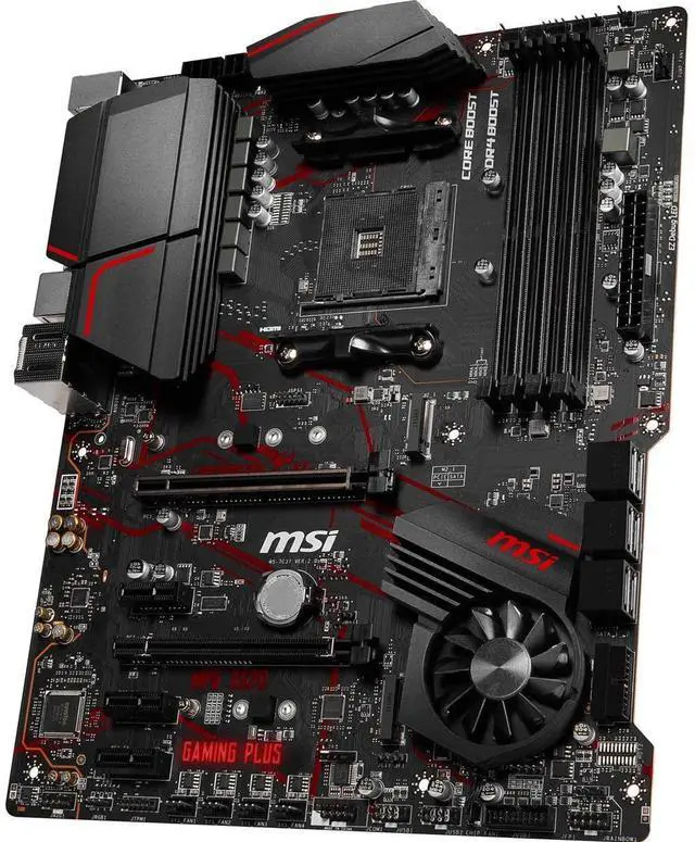 Alt view image 4 of 5 - MSI MPG X570 GAMING PLUS Motherboard (AMD AM4, PCIe 4.0, DDR4, SATA 6Gb/s, M.2, USB 3.2 Gen 2, HDMI, ATX)