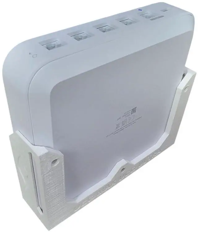 Alt view image 2 of 4 - Wall Mount for Ubiquiti Cloud Gateway Ultra UCG-Ultra and UXG-Max, (White)