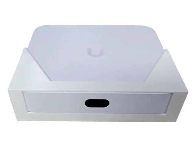 Alt view image 3 of 4 - Wall Mount for Ubiquiti Cloud Gateway Ultra UCG-Ultra and UXG-Max, (White)