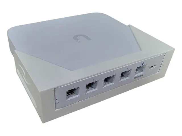 Alt view image 4 of 4 - Wall Mount for Ubiquiti Cloud Gateway Ultra UCG-Ultra and UXG-Max, (White)