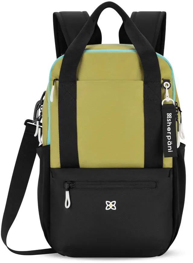 Main image of Sherpani Camden, Convertible Backpack, 3 in 1 Tote Bag, 18L Travel Backpack, Crossbody Bag for Women, Cross Body Purse, Travel Gifts, RFID Protection, Fits 13 Laptop (Alchemy)