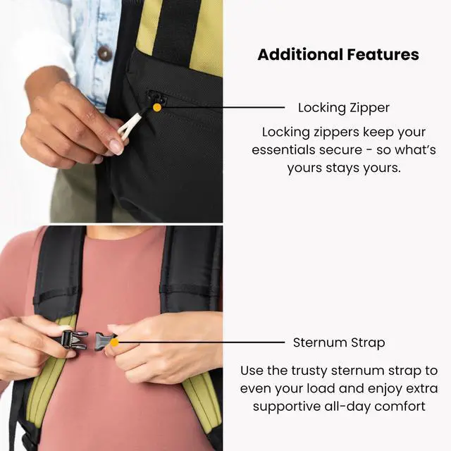 Alt view image 5 of 5 - Sherpani Camden, Convertible Backpack, 3 in 1 Tote Bag, 18L Travel Backpack, Crossbody Bag for Women, Cross Body Purse, Travel Gifts, RFID Protection, Fits 13 Laptop (Alchemy)