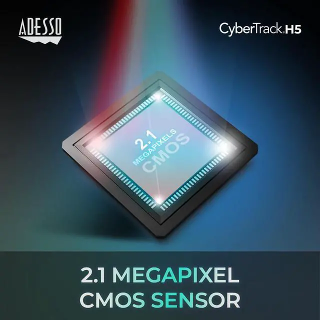 Alt view image 3 of 5 - Adesso Cybertrack H5 1080p Hd USB Autofocus Webcam with Microphone, 1920 Pixels X 1080 Pixels, 2.1 Mpixels, Black