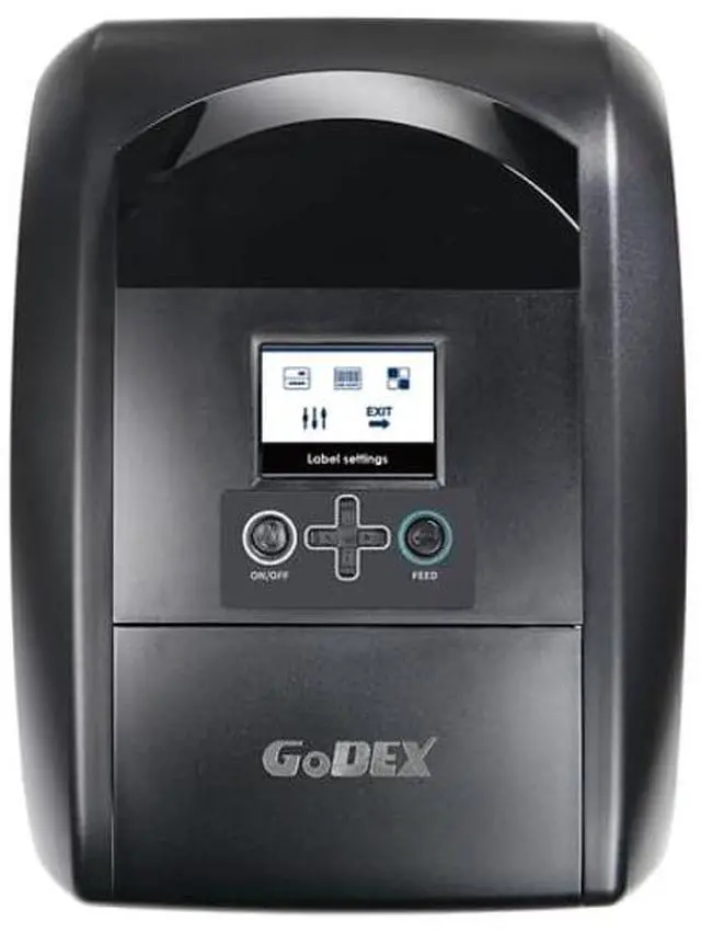 Alt view image 2 of 4 - Godex RT700i+ Thermal Transfer & Direct Thermal Desktop Label Printer - 203 dpi, 7 IPS High-Speed Printing, Color LCD, Ethernet, 3 USB Host Ports for Stand-Alone Operation