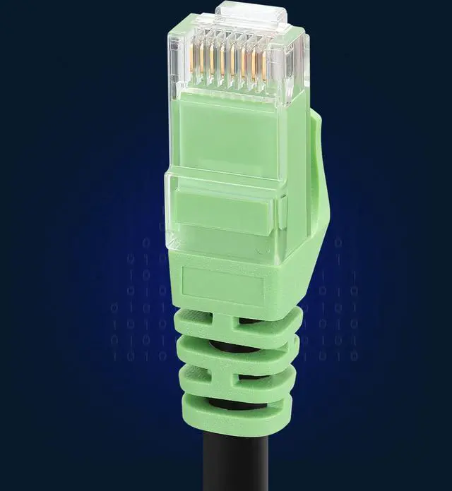 Alt view image 5 of 5 - Rapink Cat6 Outdoor Ethernet Cable 200 ft, Ethernet Cable UV Resistant, Cat6 Cable Waterproof, Network Cable Copper Clad Aluminum for Indoor & Outdoor Use