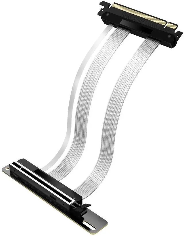 Main image of NovaGrowth PCIE 5.0 Riser Cable,PCI-E 16X 128GB/s Compatible with PCIE 4.0 and WRX80/ 90E, RTX4090/ 5090/ RX7900XTX, Gen 5 GPU Graphics Card Extension Cable,Black 200mm