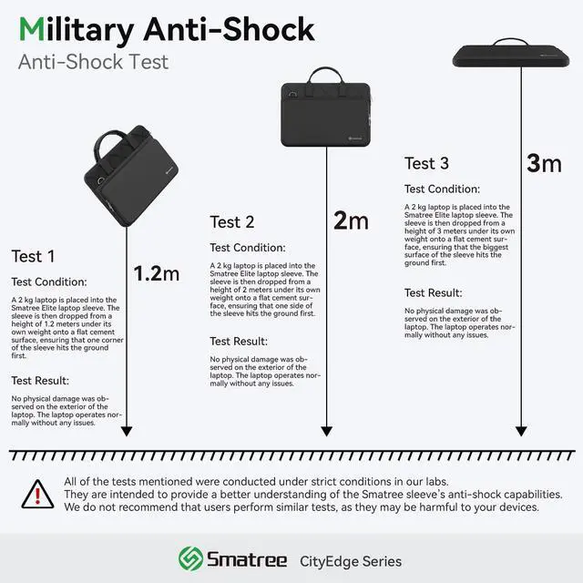 Alt view image 4 of 5 - Smatree CityEdge Laptop Sleeve Case for 15.6-16inch ASUS ROG Strix G15/G16/SCAR 15/SCAR 16, for TUF Gaming A16/A15/F15, for ROG Zephyrus G16/M16, Vivobook Pro 16X/S 15, for ProArt P16 Copilot+PC(CE04)