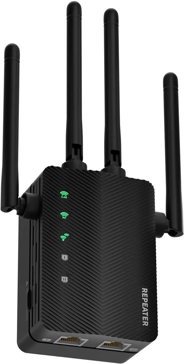 Main image of 2025 Internet Extender WiFi Booster - 10X Faster Dual-Band Extenders for Home,15000 Sq.Ft Long Range Coverage | 4 Antennas, Ethernet Port & EasyMesh, Supports 80+ Devices, Works with All Routers