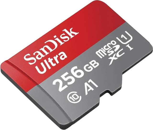 Alt view image 4 of 5 - SanDisk 256GB Ultra Class 10 MicroSD Card for Compatible Lenovo Tablets