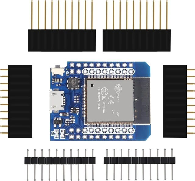 Alt view image 3 of 5 - ACEIRMC D1 Mini NodeMCU ESP32 WLAN WiFi Bluetooth IoT Development Board 5V Compatible for Arduino (5pcs)