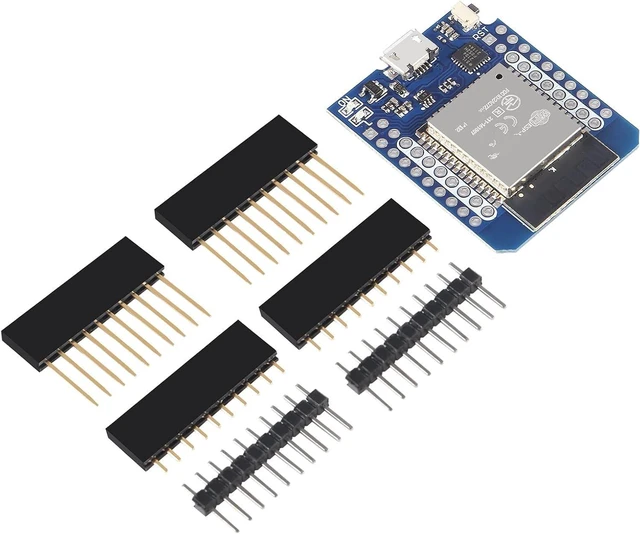 Alt view image 4 of 5 - ACEIRMC D1 Mini NodeMCU ESP32 WLAN WiFi Bluetooth IoT Development Board 5V Compatible for Arduino (5pcs)