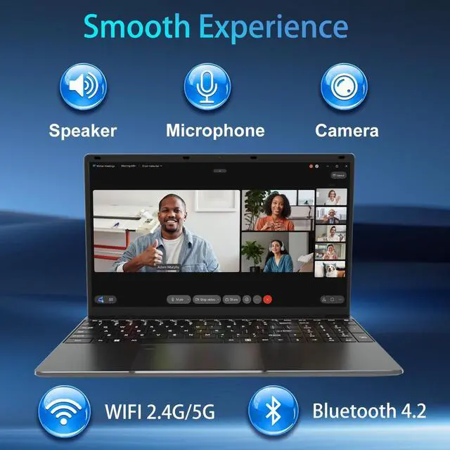 Alt view image 5 of 5 - DREAMFYRE 15.6 inch Laptop PC Cerelon N5095, Portable Computer 16GB RAM DDR4 512GB SDD, FHD 1920 * 1080,Student Laptop PC with Touch ID, WiFi5, BT4.2, USB 3.0